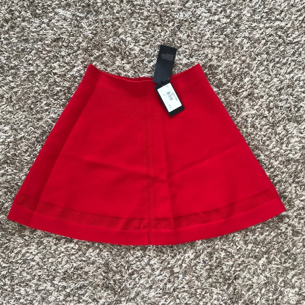 Armani Exchange Red Skirt